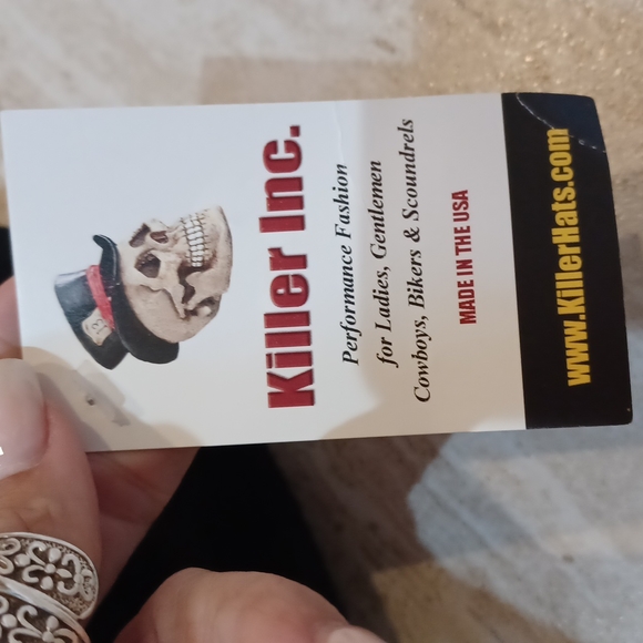 NWT Unique Killer Inc. Black Wool Hat - Picture 2 of 8